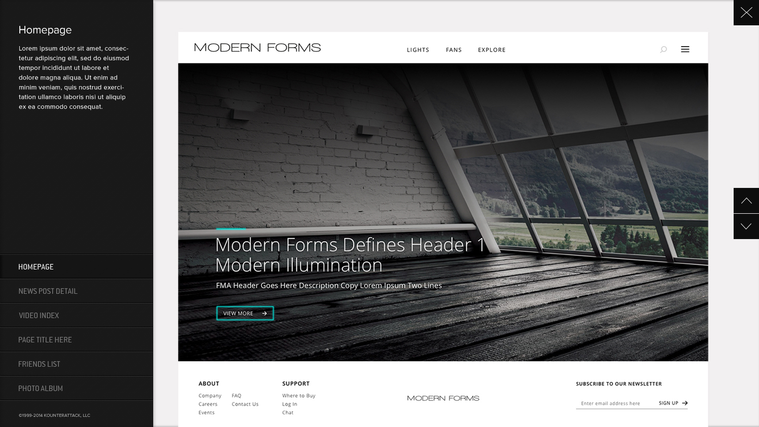 Modern Forms - Interface Slideshow